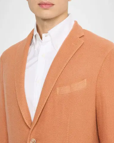 Boglioli Men's Textured Cashmere Two-Button Blazer | Thumbnail 5 Boglioli Men's Textured Cashmere Two-Button Blazer | Thumbnail 5