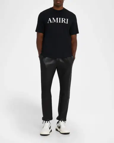 AMIRI Men's Classic Leather Logo Low-Top Sneakers | Thumbnail 3 AMIRI Men's Classic Leather Logo Low-Top Sneakers | Thumbnail 3