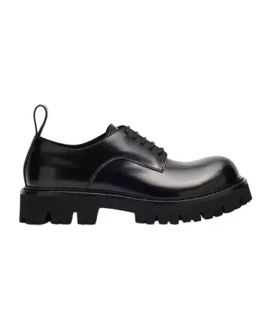 MOSCHINO Men's Leather Chunky Lug-Sole Derby Shoes | Thumbnail 1 MOSCHINO Men's Leather Chunky Lug-Sole Derby Shoes | Thumbnail 1