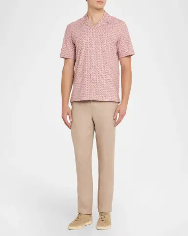 Bugatchi Men's Tristan Linen Drawstring Pants | Thumbnail 2 Bugatchi Men's Tristan Linen Drawstring Pants | Thumbnail 2