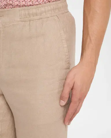Bugatchi Men's Tristan Linen Drawstring Pants | Thumbnail 5 Bugatchi Men's Tristan Linen Drawstring Pants | Thumbnail 5