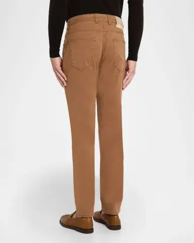 Boglioli Men's Slim Straight-Leg Cotton-Blend Five-Pocket Pants | Thumbnail 3 Boglioli Men's Slim Straight-Leg Cotton-Blend Five-Pocket Pants | Thumbnail 3