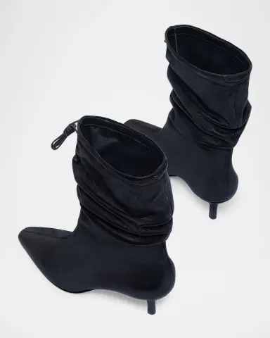 Bernardo Mazzie Scrunch Leather Ankle Boots | Thumbnail 3 Bernardo Mazzie Scrunch Leather Ankle Boots | Thumbnail 3