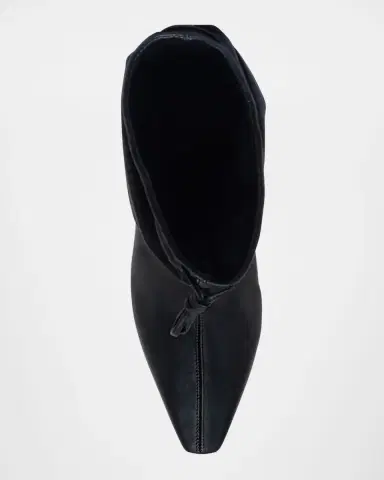 Bernardo Mazzie Scrunch Leather Ankle Boots | Thumbnail 4 Bernardo Mazzie Scrunch Leather Ankle Boots | Thumbnail 4