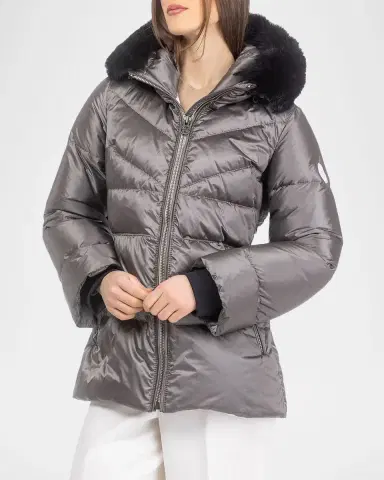 Gorski Apres-Ski Jacket With Detachable Toscana Lamb Shearling Hood Trim | Thumbnail 3 Gorski Apres-Ski Jacket With Detachable Toscana Lamb Shearling Hood Trim | Thumbnail 3