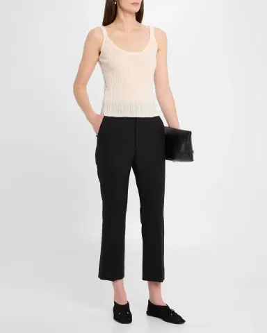 Maria McManus Pointelle Knit Slim Tank Top | Thumbnail 2 Maria McManus Pointelle Knit Slim Tank Top | Thumbnail 2
