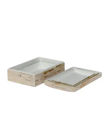 Park Hill Collection Capraia Coast Mother-of-Pearl Decorative Boxes, Set of 3 | Thumbnail 1 Park Hill Collection Capraia Coast Mother-of-Pearl Decorative Boxes, Set of 3 | Thumbnail 1