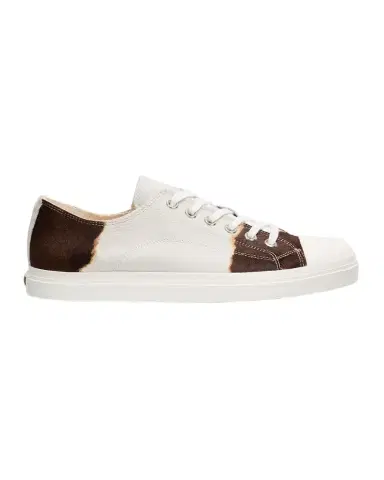 MOSCHINO Men's Edge Calf Hair Cap Toe Low-Top Sneakers | Thumbnail 1 MOSCHINO Men's Edge Calf Hair Cap Toe Low-Top Sneakers | Thumbnail 1
