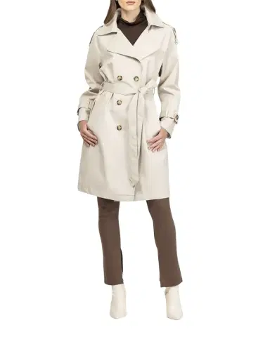 Gorski Lightweight Belted Double-Breasted Trench Coat | Thumbnail 1 Gorski Lightweight Belted Double-Breasted Trench Coat | Thumbnail 1