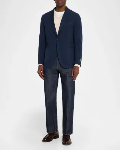 Boglioli Men 's Wool Two-Button Jacket | Thumbnail 2 Boglioli Men 's Wool Two-Button Jacket | Thumbnail 2