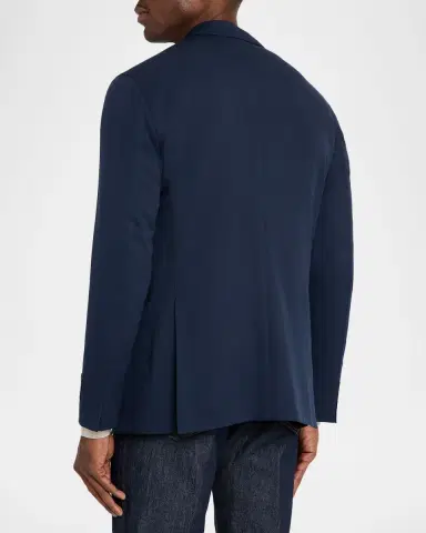 Boglioli Men 's Wool Two-Button Jacket | Thumbnail 3 Boglioli Men 's Wool Two-Button Jacket | Thumbnail 3