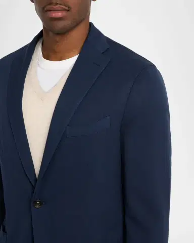 Boglioli Men 's Wool Two-Button Jacket | Thumbnail 5 Boglioli Men 's Wool Two-Button Jacket | Thumbnail 5
