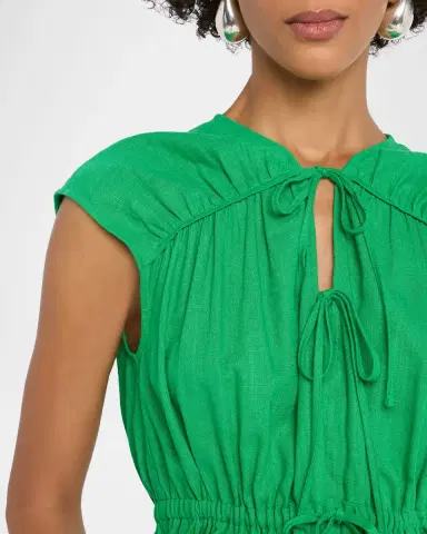 DEREK LAM 10 CROSBY Caroline Tie-Front Top | Thumbnail 5 DEREK LAM 10 CROSBY Caroline Tie-Front Top | Thumbnail 5