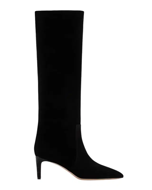 Suede Stiletto Knee-High Boots Suede Stiletto Knee-High Boots