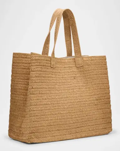 BTB Los Angeles You Me And The Sea Woven Straw Tote Bag | Thumbnail 3 BTB Los Angeles You Me And The Sea Woven Straw Tote Bag | Thumbnail 3