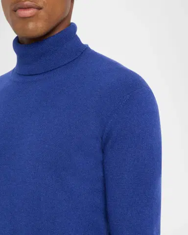 Saint Laurent Men's Cashmere and Wool Slim Turtleneck Sweater | Thumbnail 5 Saint Laurent Men's Cashmere and Wool Slim Turtleneck Sweater | Thumbnail 5