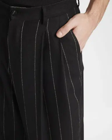 Dolce & Gabbana Men 's Pleated Pinstripe Pants | Thumbnail 5 Dolce & Gabbana Men 's Pleated Pinstripe Pants | Thumbnail 5