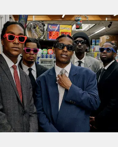 Ray-Ban Men's RB4940 Wayfarer Puffer A$AP ROCKY Square Sunglasses | Thumbnail 6 Ray-Ban Men's RB4940 Wayfarer Puffer A$AP ROCKY Square Sunglasses | Thumbnail 6
