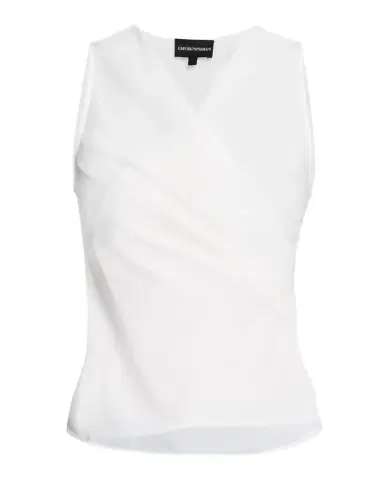 Emporio Armani Sleeveless Wrap-Front Top | Thumbnail 1 Emporio Armani Sleeveless Wrap-Front Top | Thumbnail 1