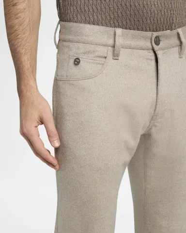 Giorgio Armani Men's Cashmere Flannel Slim Five-Pocket Pants | Thumbnail 5 Giorgio Armani Men's Cashmere Flannel Slim Five-Pocket Pants | Thumbnail 5
