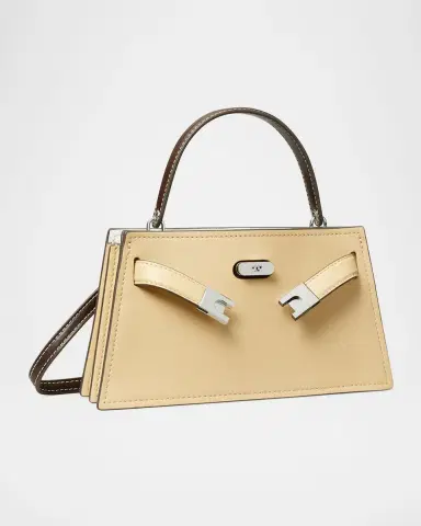 Tory Burch Mini Smooth Leather Top-Handle Bag | Thumbnail 2 Tory Burch Mini Smooth Leather Top-Handle Bag | Thumbnail 2