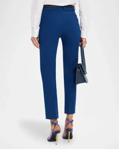 Joseph Coleman Cropped Bi-Stretch Toile Pants | Thumbnail 3 Joseph Coleman Cropped Bi-Stretch Toile Pants | Thumbnail 3