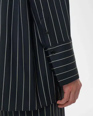 Joseph Athena Geometric Striped Blouse | Thumbnail 5 Joseph Athena Geometric Striped Blouse | Thumbnail 5