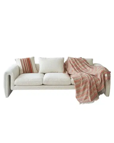 Sand River Tibetan Cashmere Tasseled Throw | Thumbnail 1 Sand River Tibetan Cashmere Tasseled Throw | Thumbnail 1