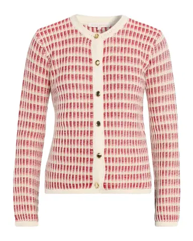 Ramy Brook Ivy Metallic Striped Wool-Blend Cardigan | Thumbnail 1 Ramy Brook Ivy Metallic Striped Wool-Blend Cardigan | Thumbnail 1