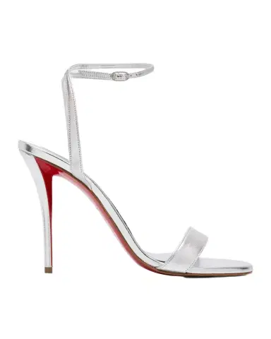 Christian Louboutin 100mm Miss Z Metallic Leather Sandals | Thumbnail 1 Christian Louboutin 100mm Miss Z Metallic Leather Sandals | Thumbnail 1