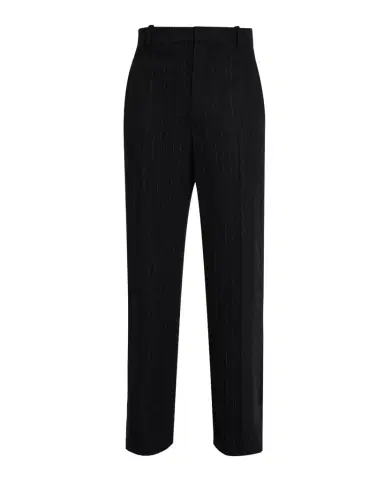 Saint Laurent Men's Wool and Cashmere Straight-Leg Pinstripe Pants | Thumbnail 1 Saint Laurent Men's Wool and Cashmere Straight-Leg Pinstripe Pants | Thumbnail 1