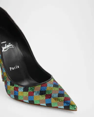 Christian Louboutin 100mm Miss Z Sequined Harlequin Pumps | Thumbnail 3 Christian Louboutin 100mm Miss Z Sequined Harlequin Pumps | Thumbnail 3