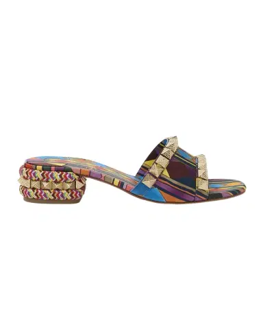 Christian Louboutin 30mm Pyramule Satin Spike Sandals | Thumbnail 1 Christian Louboutin 30mm Pyramule Satin Spike Sandals | Thumbnail 1