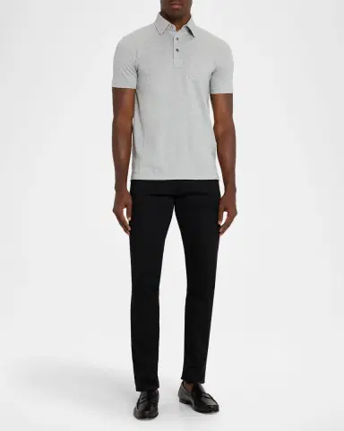Ralph Lauren Purple Label Cotton-Cashmere Piqué Polo Shirt | Thumbnail 2 Ralph Lauren Purple Label Cotton-Cashmere Piqué Polo Shirt | Thumbnail 2