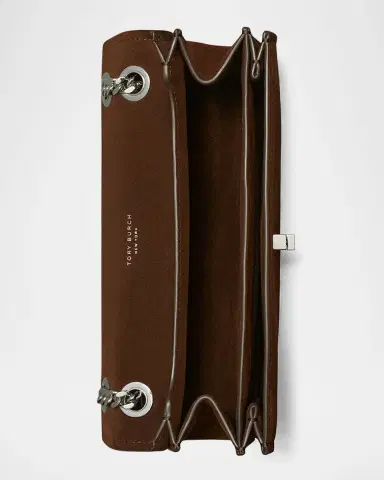 Tory Burch Kira Suede Flap Shoulder Bag | Thumbnail 3 Tory Burch Kira Suede Flap Shoulder Bag | Thumbnail 3