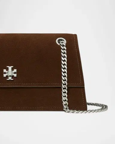 Tory Burch Kira Suede Flap Shoulder Bag | Thumbnail 4 Tory Burch Kira Suede Flap Shoulder Bag | Thumbnail 4