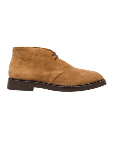 Brunello Cucinelli Men 's Suede Rubber-Sole Chukka Boots | Thumbnail 1 Brunello Cucinelli Men 's Suede Rubber-Sole Chukka Boots | Thumbnail 1