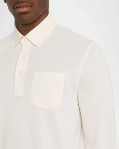 Ralph Lauren Purple Label Cotton-Cashmere Piqué Polo Shirt | Thumbnail 5 Ralph Lauren Purple Label Cotton-Cashmere Piqué Polo Shirt | Thumbnail 5