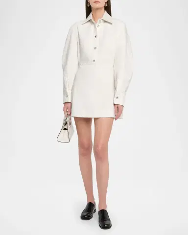 Givenchy Denim Mini Shirtdress | Thumbnail 2 Givenchy Denim Mini Shirtdress | Thumbnail 2