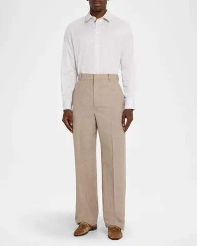 Saint Laurent Men 's Straight-Leg Trousers | Thumbnail 2 Saint Laurent Men 's Straight-Leg Trousers | Thumbnail 2
