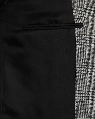 Saint Laurent Men's Wool Prince de Galles Plaid Jacket | Thumbnail 6 Saint Laurent Men's Wool Prince de Galles Plaid Jacket | Thumbnail 6