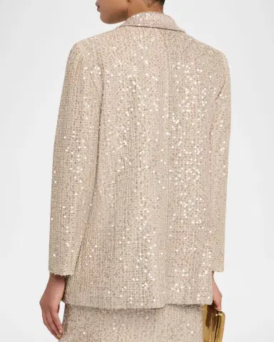 Sachin & Babi Teddi Open-Front Sequin Tweed Blazer | Thumbnail 2 Sachin & Babi Teddi Open-Front Sequin Tweed Blazer | Thumbnail 2