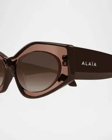 Alaïa Acetate Cat-Eye Sunglasses | Thumbnail 3 Alaïa Acetate Cat-Eye Sunglasses | Thumbnail 3