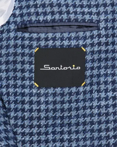 Sartorio Men's Wool and Silk Houndstooth Sport Coat | Thumbnail 5 Sartorio Men's Wool and Silk Houndstooth Sport Coat | Thumbnail 5