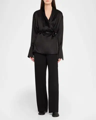 THE ROW Seraphim Wide-Leg Pull-On Pants | Thumbnail 2 THE ROW Seraphim Wide-Leg Pull-On Pants | Thumbnail 2