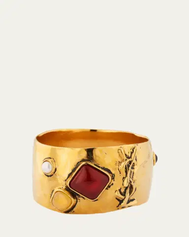 Saint Laurent Cassandre Cabochon Bracelet | Thumbnail 2 Saint Laurent Cassandre Cabochon Bracelet | Thumbnail 2
