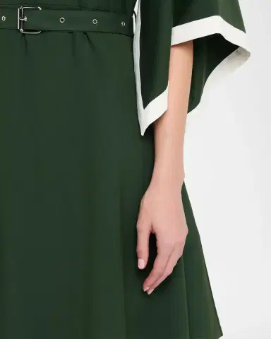 LOVEBIRDS Jade Belted Colorblock Handkerchief Midi Skirt | Thumbnail 4 LOVEBIRDS Jade Belted Colorblock Handkerchief Midi Skirt | Thumbnail 4