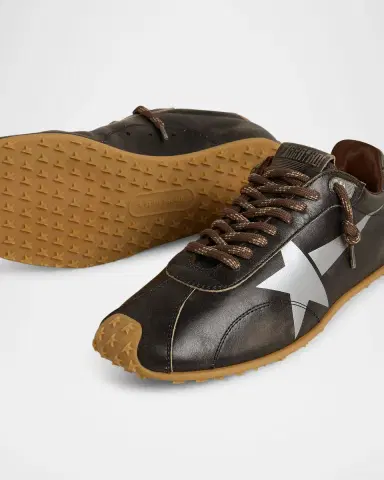 Golden Goose Men's Marathon M70 Leather Sneakers | Thumbnail 2 Golden Goose Men's Marathon M70 Leather Sneakers | Thumbnail 2