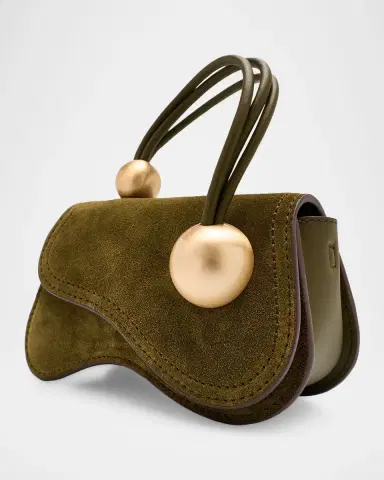 Cult Gaia Kazia Sculptural Suede Crossbody Bag | Thumbnail 5 Cult Gaia Kazia Sculptural Suede Crossbody Bag | Thumbnail 5