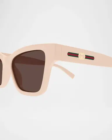 Gucci Lines 53mm Acetate Cat-Eye Sunglasses | Thumbnail 2 Gucci Lines 53mm Acetate Cat-Eye Sunglasses | Thumbnail 2